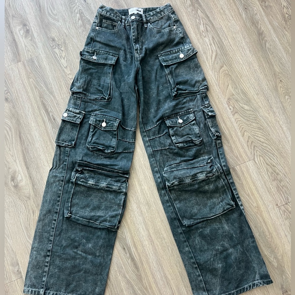 Fashion Nova Cargo Jeans